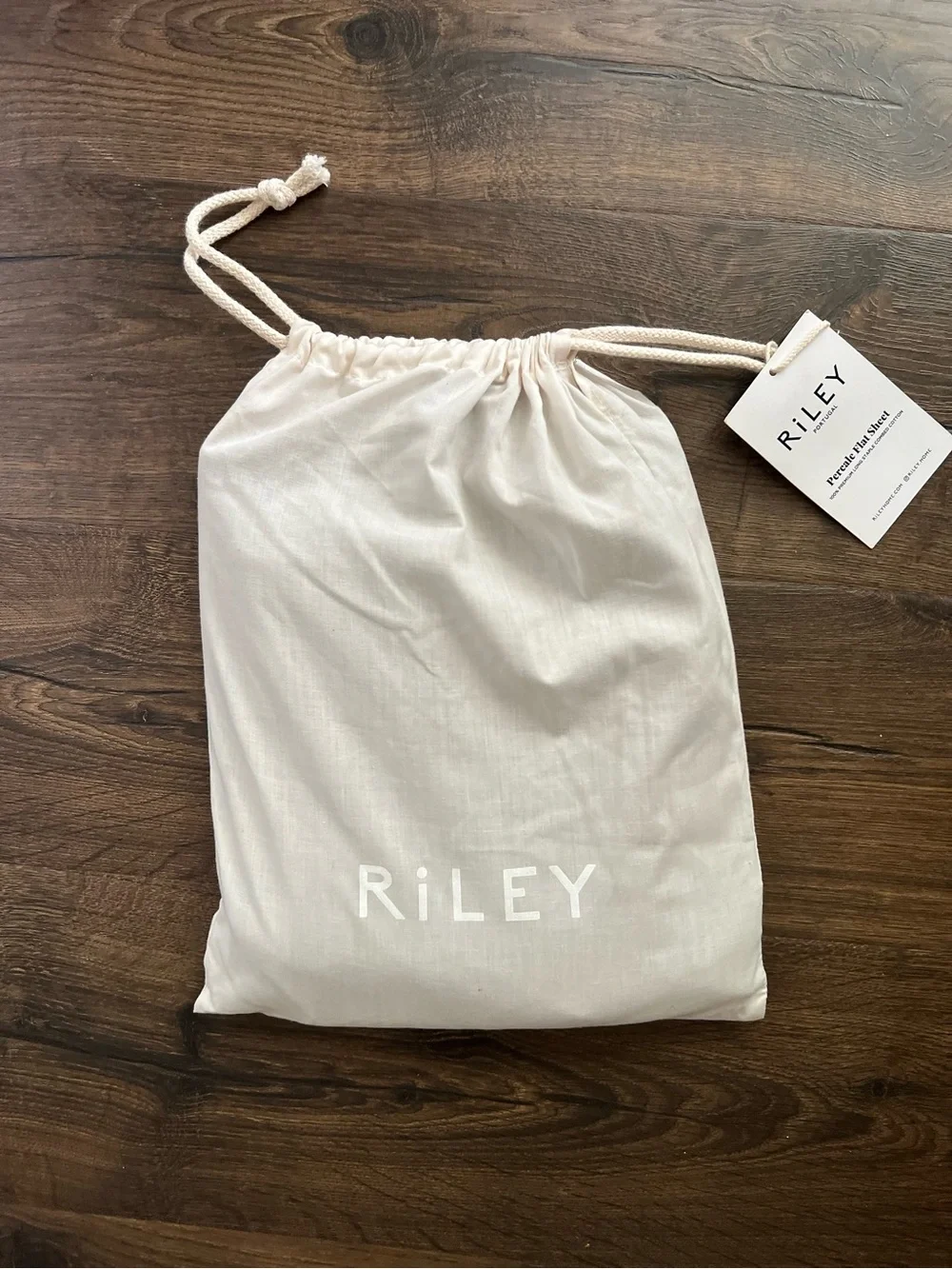 Riley Percale Full Flat Sheet Coal